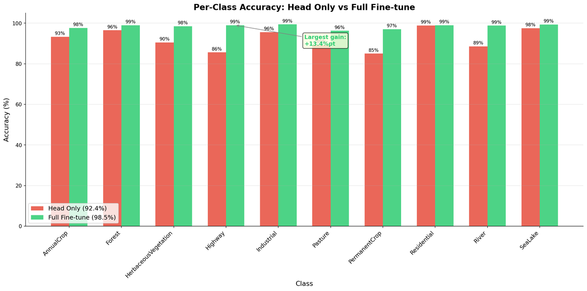 L3 per class accuracy